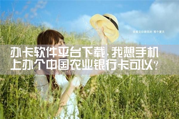 办卡软件平台下载