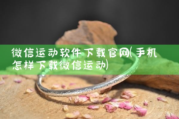 微信运动软件下载官网